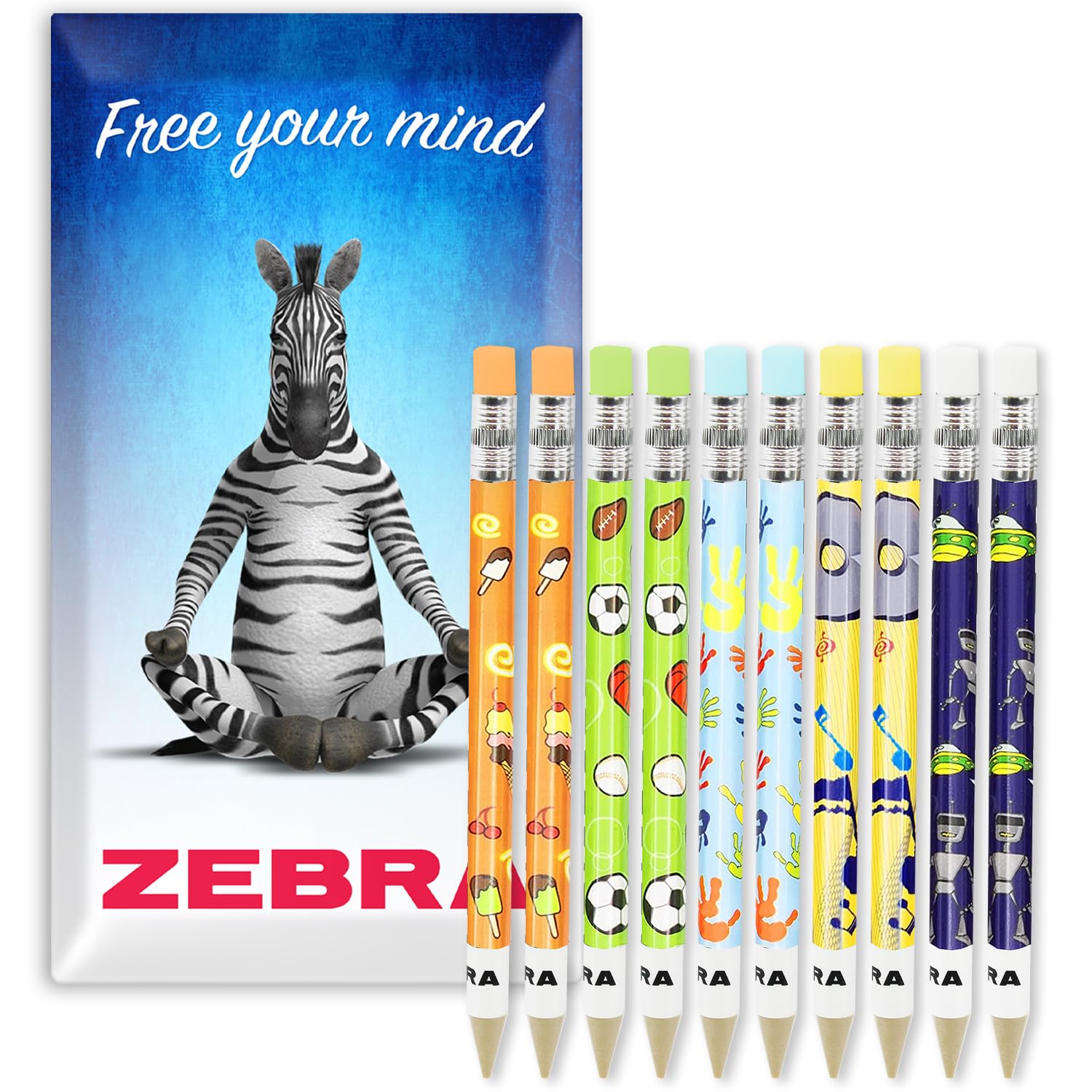 Amazon.com : Zebra Cadoozle Mini Mechanical Pencil - 0.7mm Lead